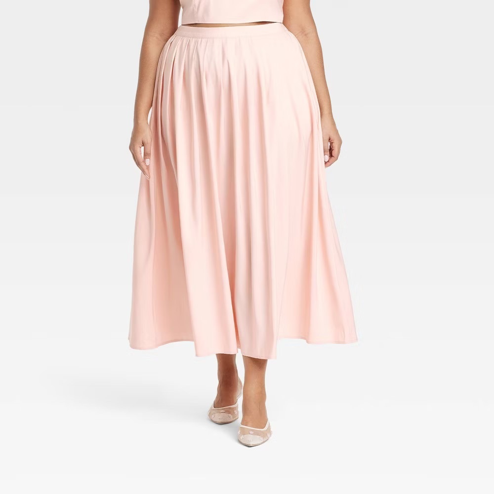 a new day | Blush | A-Line Skirt | Medium